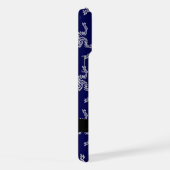 Garland de Noël, Bleu, Votre nom, Personnaliser (Côté droit)