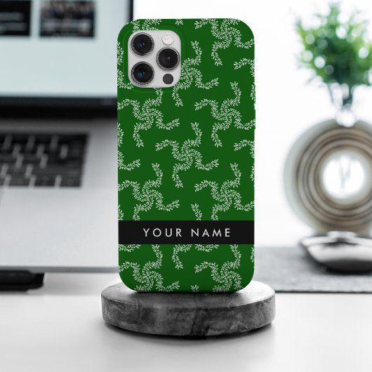 Garland de Noël, Vert, Votre nom, Personnaliser