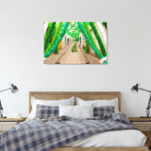 Garland Decorations for a Festival Canvas Afdruk (Insitu (Slaapkamer))