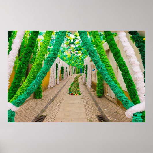 Garland Decorations for a Festival Poster (Voorkant)