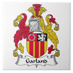 Garland Family Crest Tegeltje