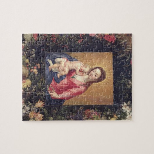 Garland of Fruit and Flowers with Virgin and Child Legpuzzel (Horizontaal)