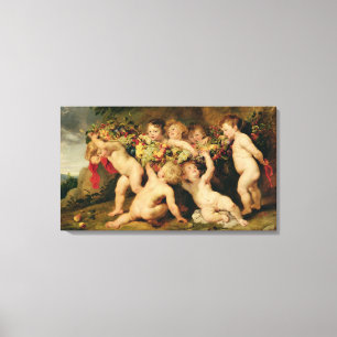 Garland of Fruit, c.1615-17 Canvas Afdruk