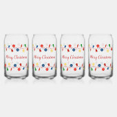 Garlande perlée avec ornements de Noël rétro (Recto)