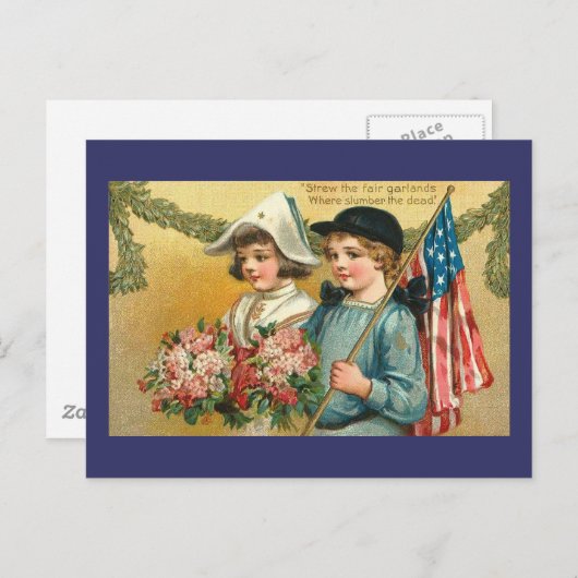 Garlands Americana Briefkaart (Voorkant / Achterkant)