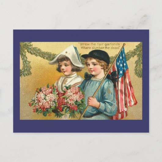 Garlands Americana Briefkaart (Voorkant)