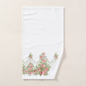 Garlands d'élégants Roses victoriens roses (Serviette à main)
