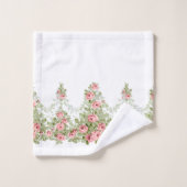 Garlands d'élégants Roses victoriens roses (Gant de toilette)