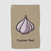 Garlic Bulb Golf Towel Golfhanddoek (Voorkant)