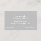 Garlic Bulb Ink Art Medicinal Herb Visitekaartje (Achterkant)