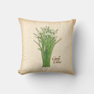 Garlic Chives Herb Kussen