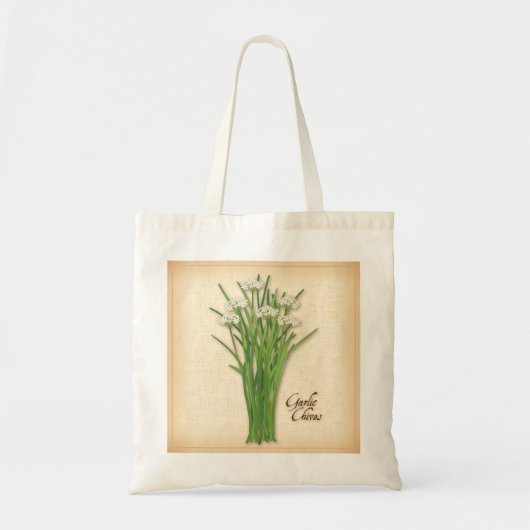 Garlic Chives Herb Tote Bag (Voorkant)