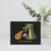 Garlic Dragon Briefkaart (Staand voorkant)