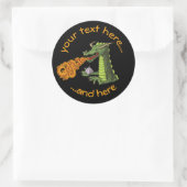 Garlic Dragon Ronde Sticker (Tas)