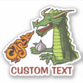 Garlic Dragon Sticker (Voorkant)