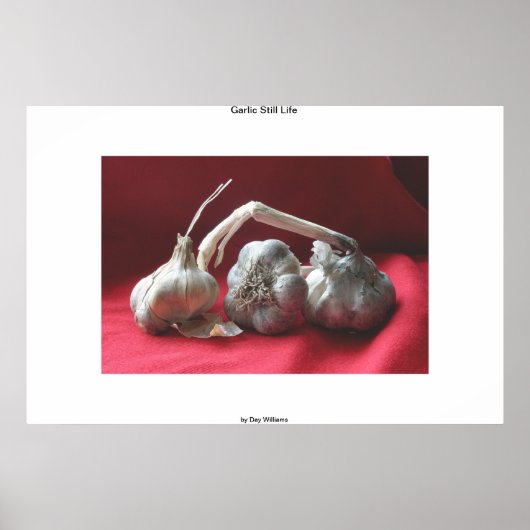 Garlic still poster (Voorkant)