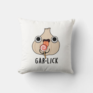 Garlick Funny Garlic Herb Pun Kussen