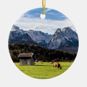 Garmisch Partenkirchen Alps Beieren Duitsland Keramisch Ornament