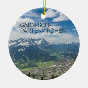 Garmisch-Partenkirchen Beieren Alps Panorama Gift Keramisch Ornament