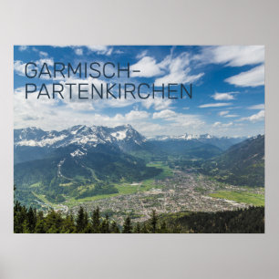 Garmisch-Partenkirchen Beieren Alps Panorama Gift Poster