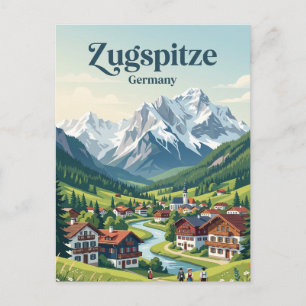 Garmisch-Partenkirchen Duitsland Briefkaart