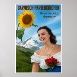 Garmisch Partenkirchen, Duitsland poster