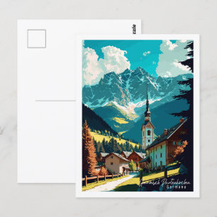 Garmisch Partenkirchen Duitsland vintage reizen Briefkaart