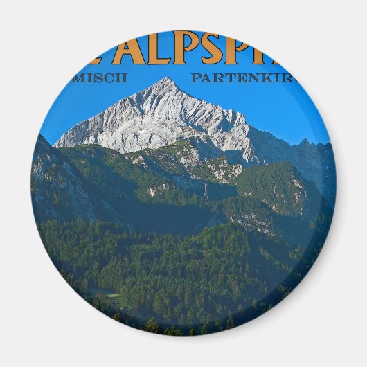 Garmisch - The Alpspitze Magneet (Voorkant)