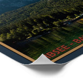 Garmisch - Zugspitze boven de Eibsee Poster (Hoek)