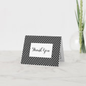 Garn Balls Pattern + Jouw tekst Craft Maker Bedankkaart (Voorkant)