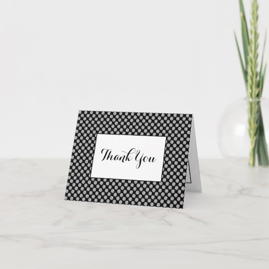 Garn Balls Pattern + Jouw tekst Craft Maker Bedankkaart (Voorkant)