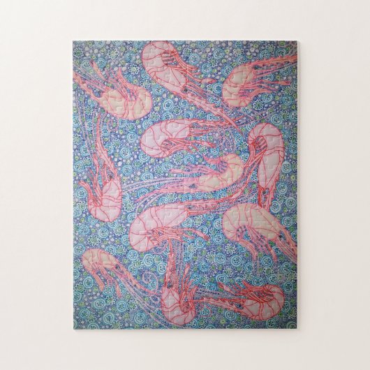 "Garnaal" 11x14 puzzel (Verticaal)