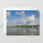 garnaal Boat Tybee Island Georgia Briefkaart (Voorkant / Achterkant)