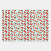 Garnaal Long Antennae Pattern Inpakpapier Vel (Voorkant 2)