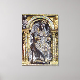 Garnaal van keizer Charlemagne Canvas Afdruk