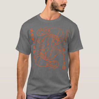 Garnaal-vierkant zeehond Ironisch Gezegde T-shirt