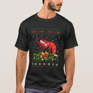 Garnaal Vis Kerstman Lelijke Garnaal T-shirt