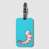 Garnaalstaart Bagagelabel (Voorkant (verticaal))