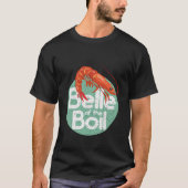 Garnalen Belle van de Boil Grappige Vrouwen Retro T-shirt (Voorkant)