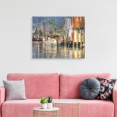 Garnalen. Canvas Afdruk (Insitu (Woonkamer))