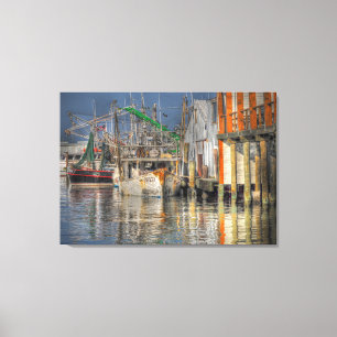 Garnalen. Canvas Afdruk