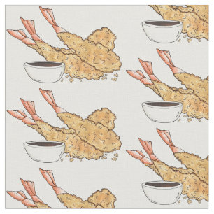 Garnalen Ebi Tempura Japanse keuken Stof