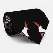 Garnalen op het Stropdas Roller Schaatsen (Opgerold)