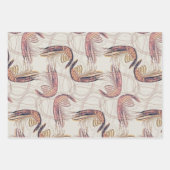 Garnalen Patroon Inpakpapier Vel (Voorkant)