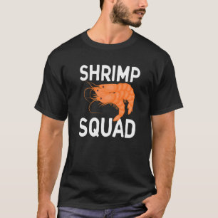 Garnalen vierkant zeewier Eater Crab Seafood T-shirt