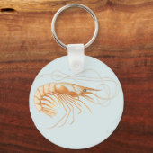  garnalenanatomie, zeedieren sleutelhanger (Voorkant)