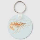  garnalenanatomie, zeedieren sleutelhanger (Achterkant)