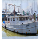 Garnalenboot Douchegordijn (Voorkant)