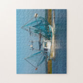 Garnalenboot Mississippi. Legpuzzel (Verticaal)