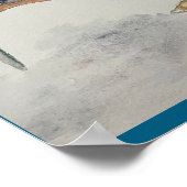 garnalenprint van C. JONES Poster (Hoek)